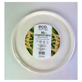 Bagasse Pizza Plates 32.5cm 50Pcs - Honesty Sales